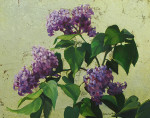 Lilacs on Silver