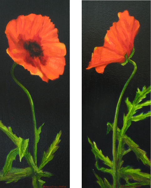Poppy Diptych