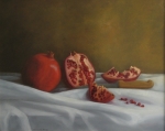 Pomegranates Opened