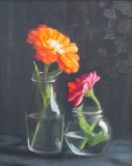 Two Zinnias